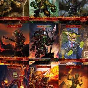 Goblin Pack TCG Tokens Custom Altered