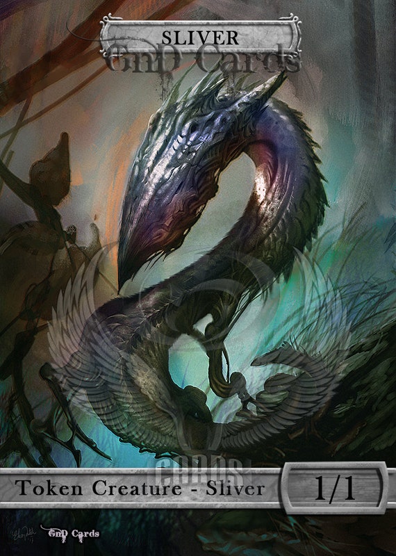 3x Sliver #2 Custom altéré jetons
