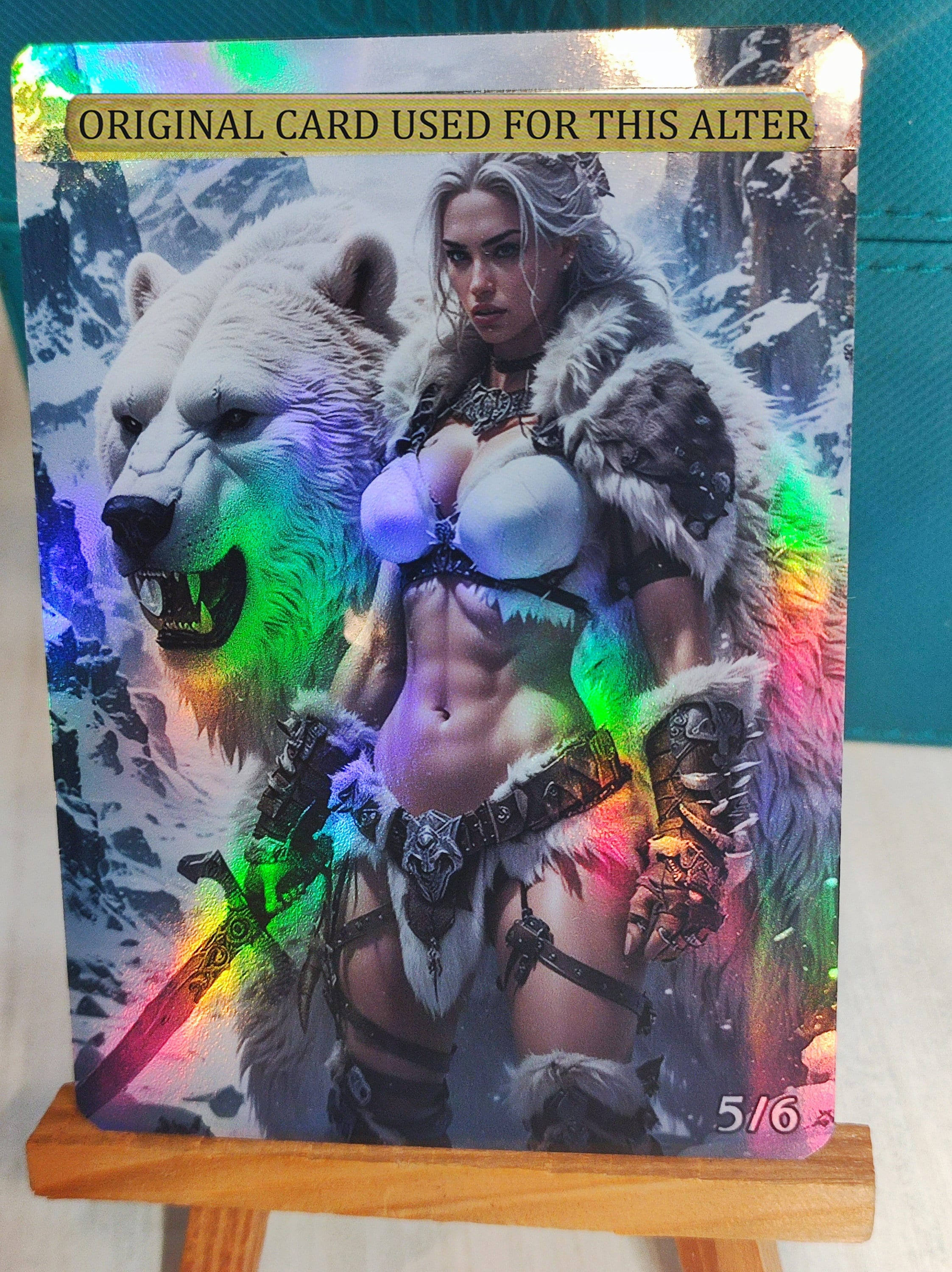 1x Foil Altered Art Disa the Restless - Etsy