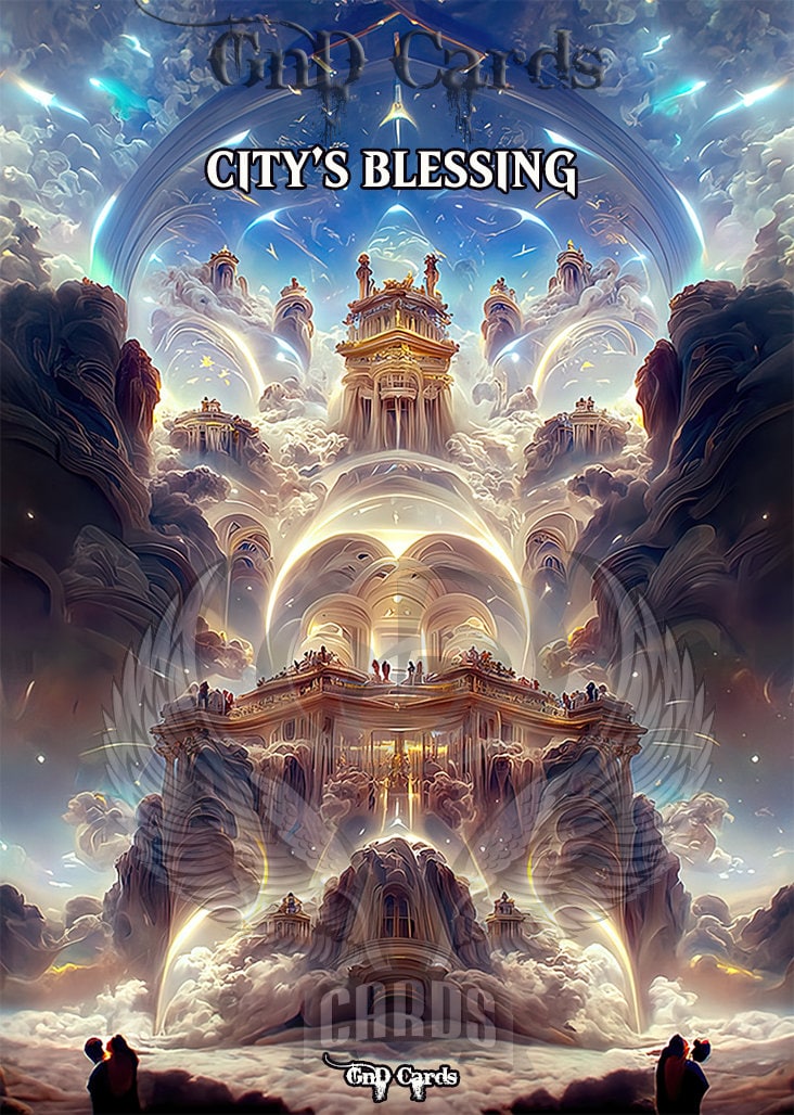 Butterfly // City's Blessing Double-Sided Token [March of the Machine