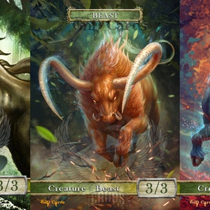 Gettoni TCG Beast Pack personalizzati alterati