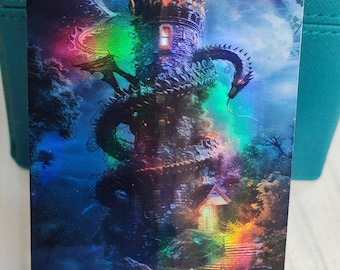 1x Foil Altered Art Command Tower #6