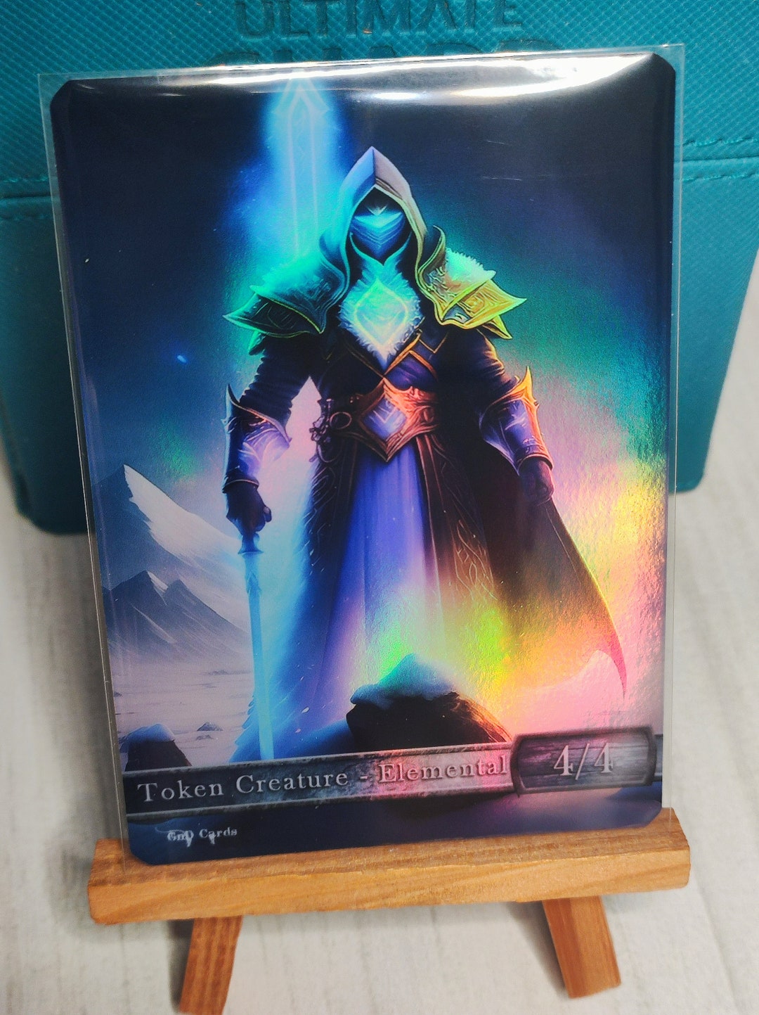 1x Blue White Elemental #1 *FOIL LAMINATED* Custom Altered Token - Etsy