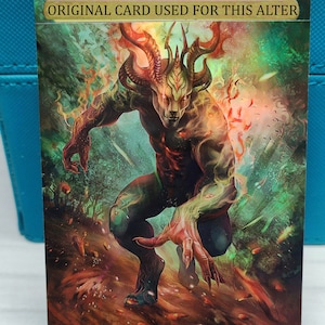 1x Foil Altered Art Omnath, Locus of Rage (Non-foil into Foil)
