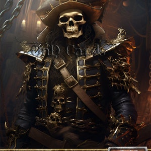 Skeleton Pirate #1 TCG Token Custom Altered
