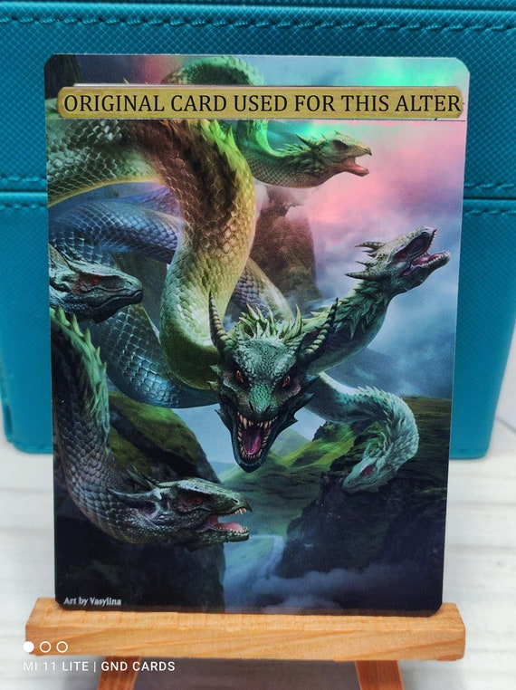 1x Foil Altered Art Gargos, Vicious Watcher (non-foil Into Foil