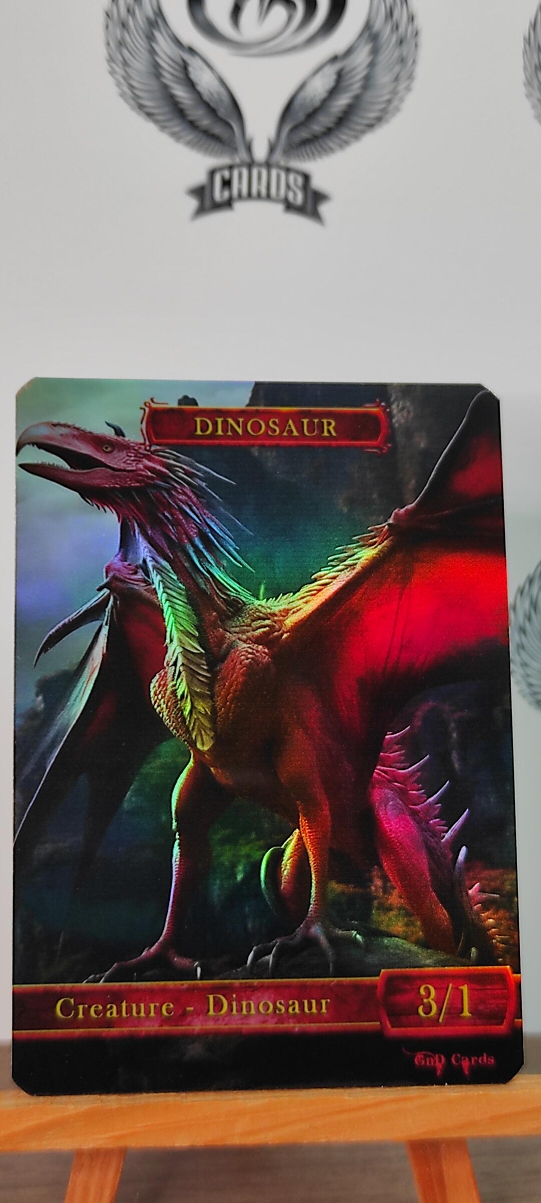 1x *foil* Dinosaur #6 Custom Altered Token - Etsy
