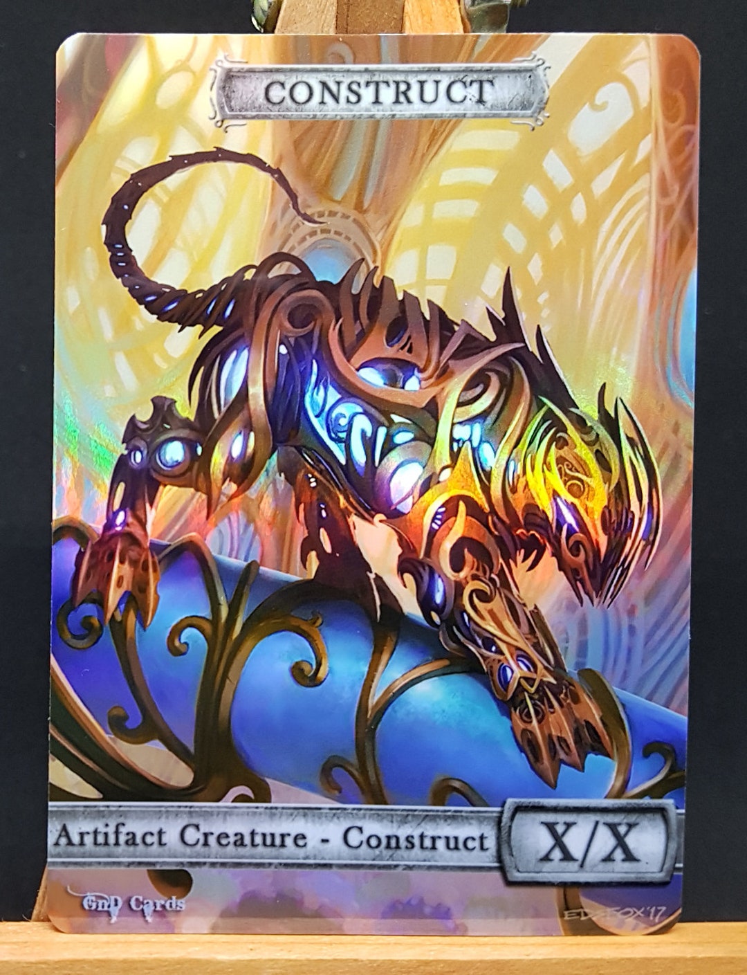 1x *foil* Construct #2 Custom Altered Token - Etsy