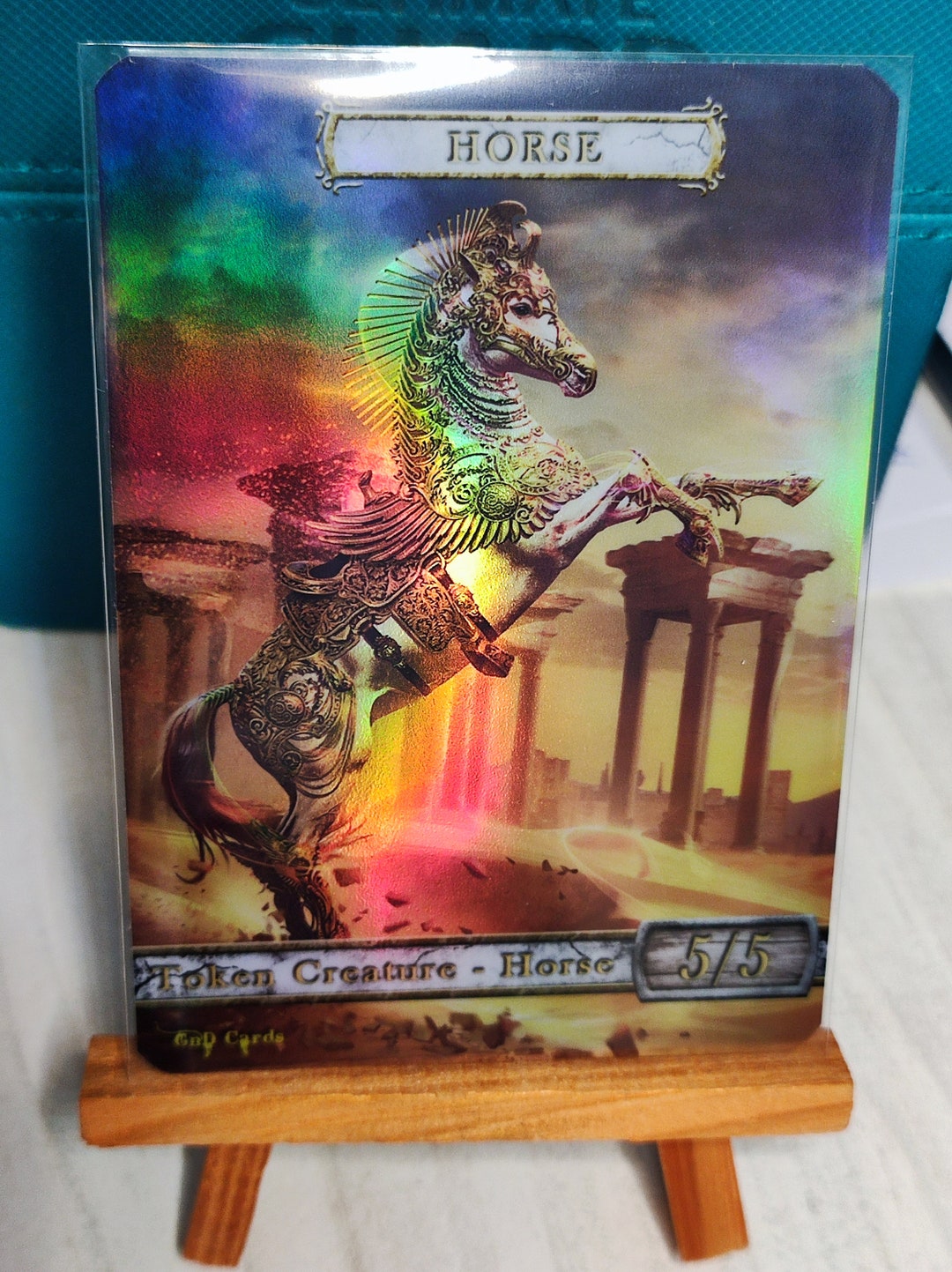 1x *foil* Horse #1 Custom Altered Token - Etsy