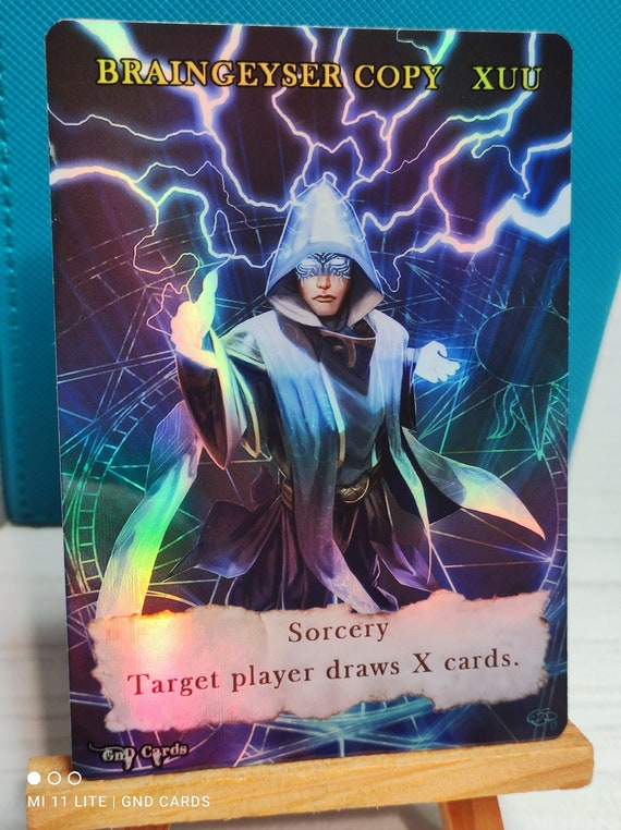 1x *foil* Braingeyser COPY/TOKEN Custom Altered (for Garth One-eye) - Etsy  Denmark