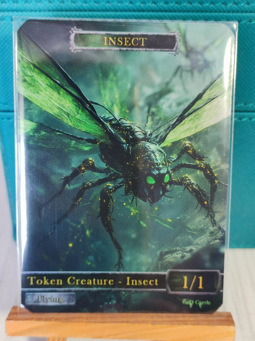 1x *foil* Insect #15 Green Black Custom Altered Token - Etsy
