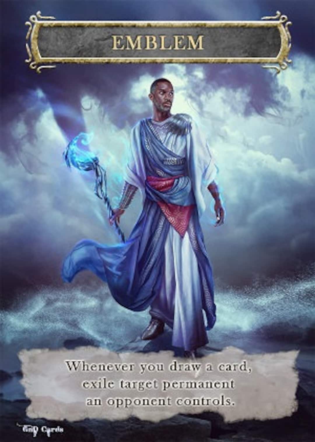 1x Teferi Hero of Dominaria Emblem #1 Custom Altered - Etsy