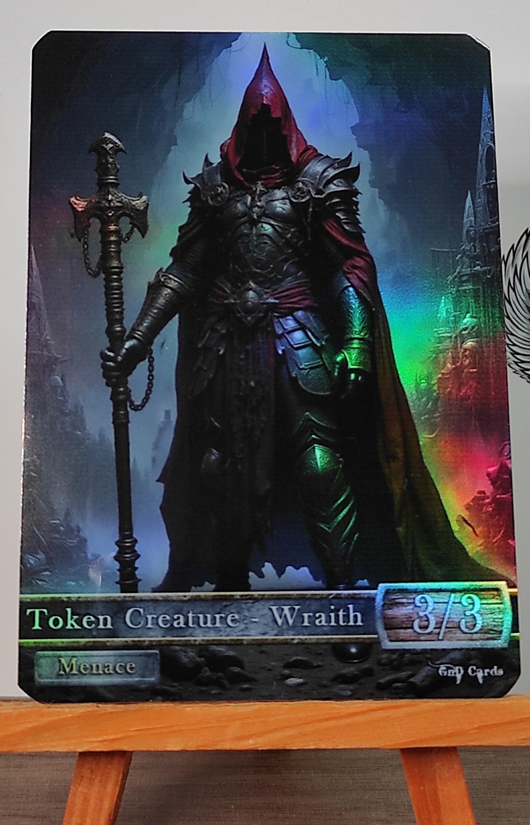 1x *foil* Wraith #9 Custom Altered Token - Etsy