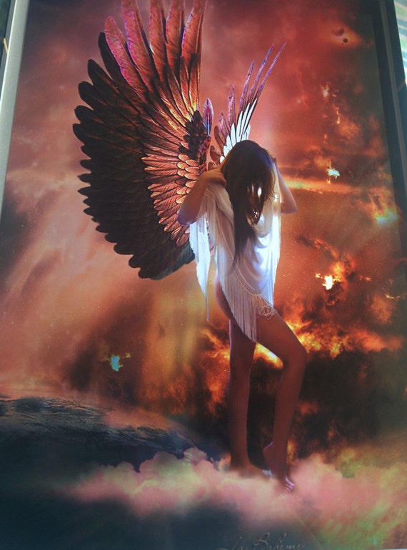Art Print Between Heaven And Hell 13x19 Inches Etsy Art Print Between Heaven And Hell 13x19 Inches Etsy