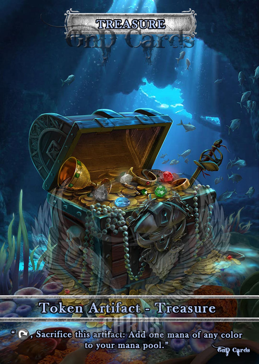 Treasure #1 TCG Token Custom Altered - Etsy Treasure #1 TCG Token Custom Altered - Etsy