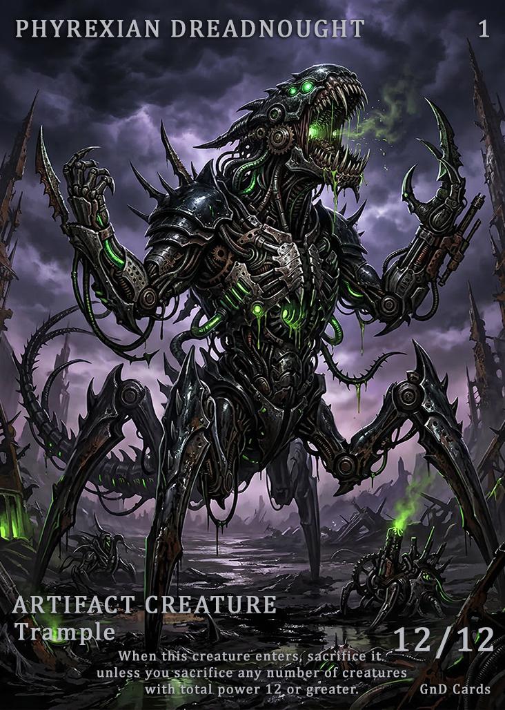 Phyrexian Dreadnought - Etsy