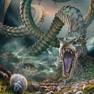 Wurm #5 TCG Token Custom Altered