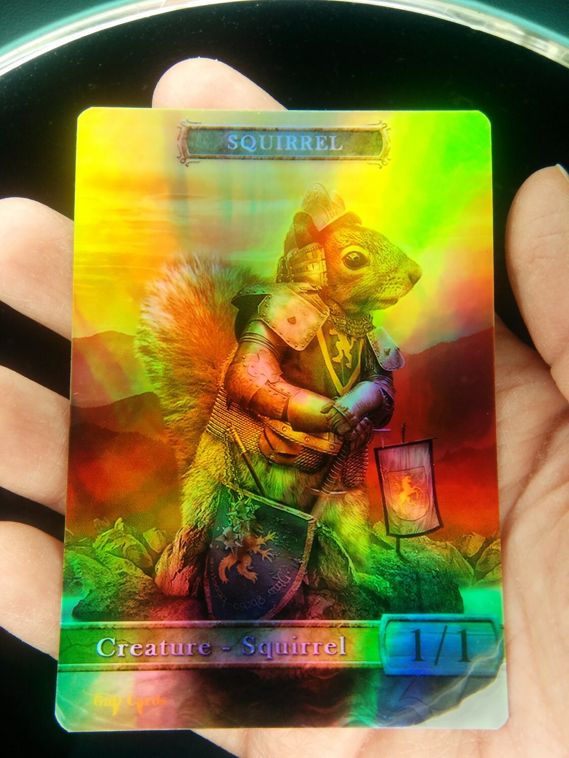 1x Squirrel Token 1 FOIL LAMINATED Custom Altered MTG Etsy