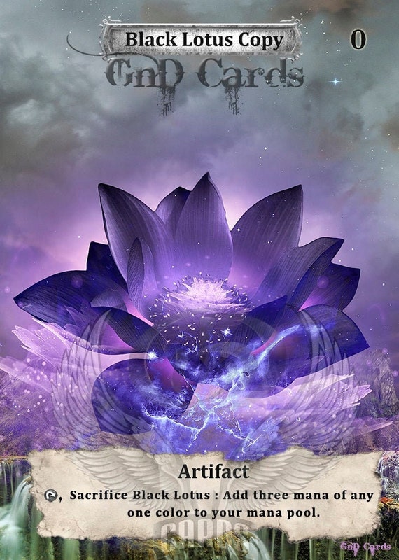 Black Lotus TCG COPY/TOKEN Custom Altered (for Garth One-eye