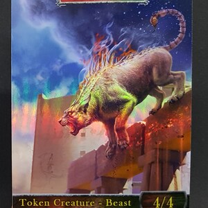 1x Bestia #10 FOIL LAMINATO Carte GnD personalizzate alterate