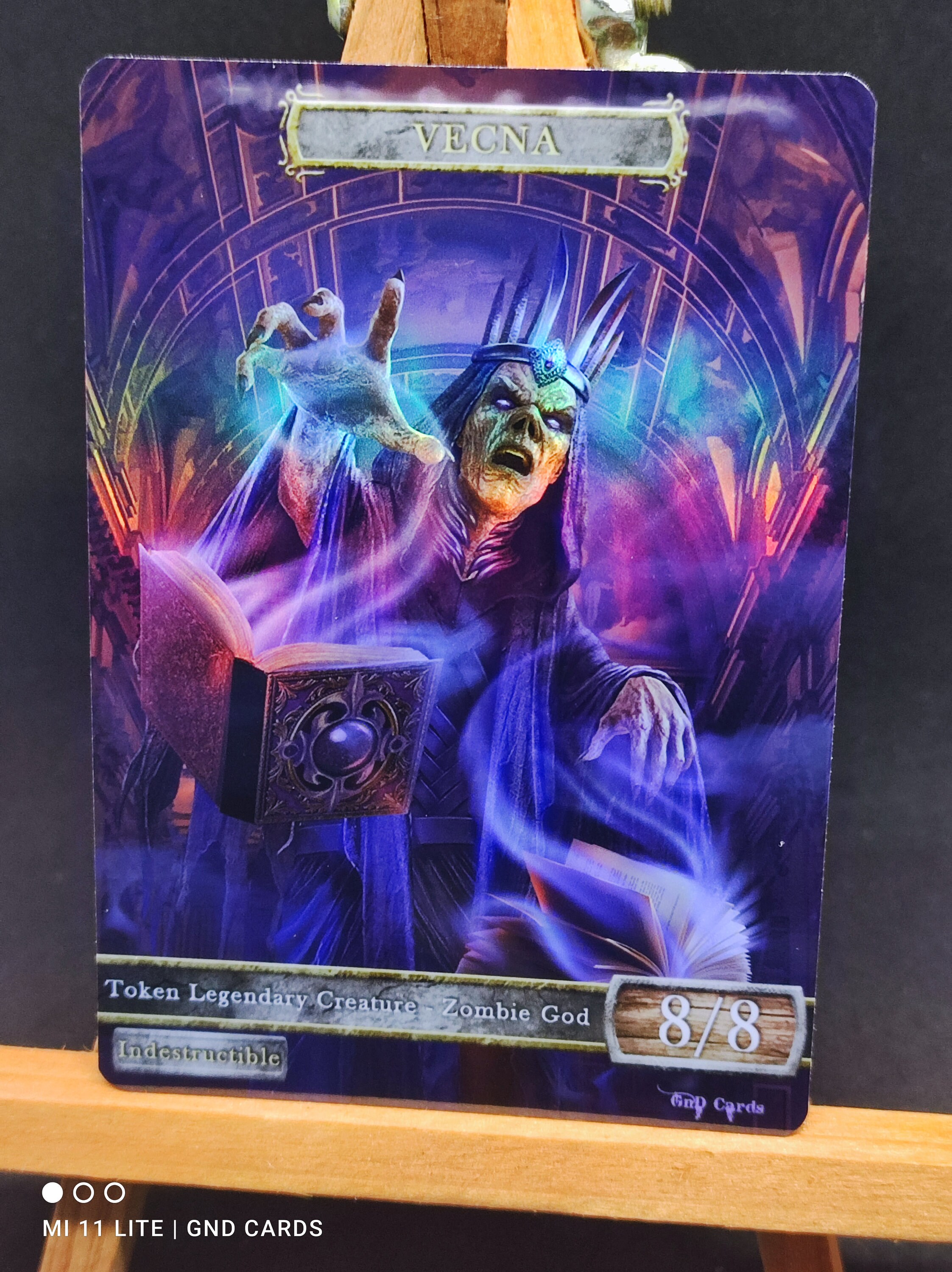 1x *foil* Vecna Custom Altered Token - Etsy Israel