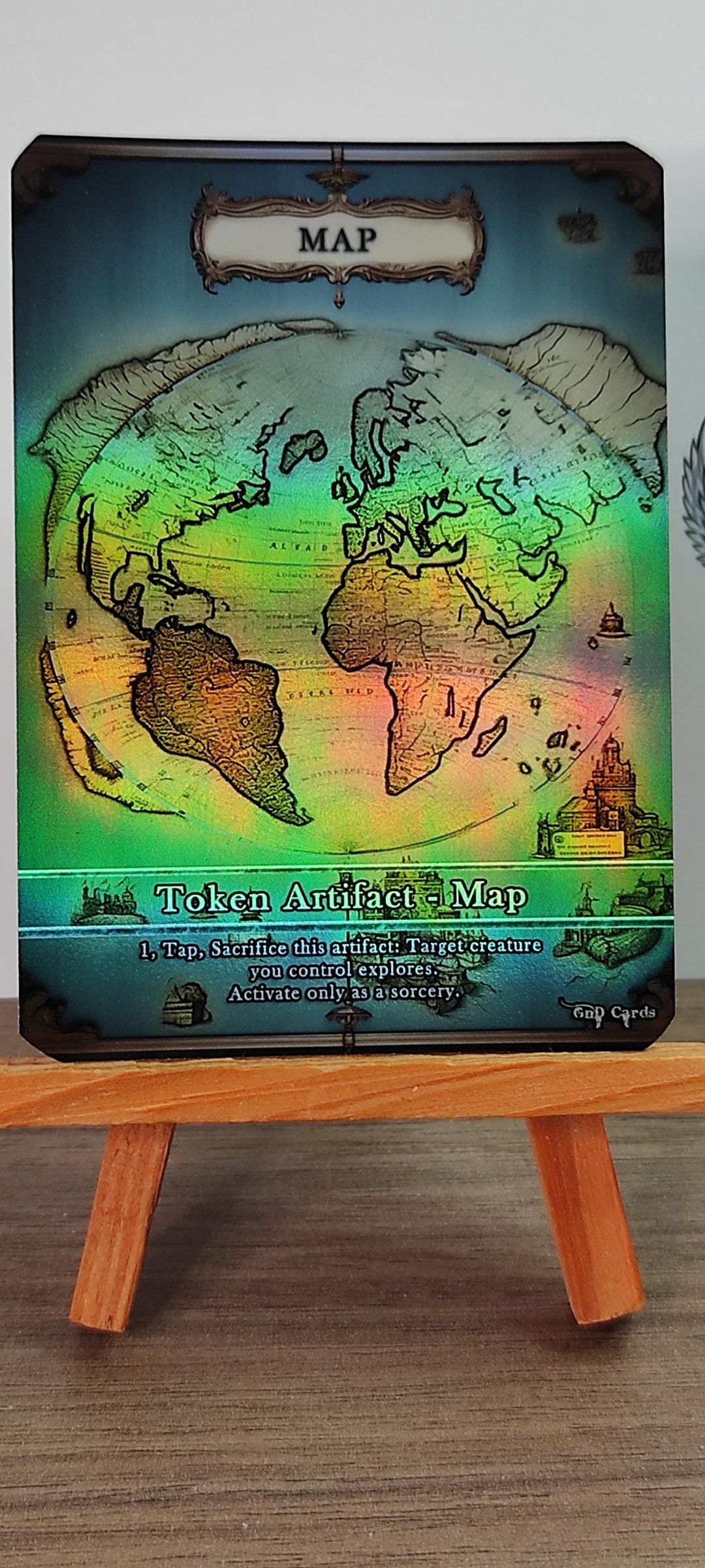 Realt Token Map 1x *foil* Map #3 TCG Custom Altered Token - Etsy