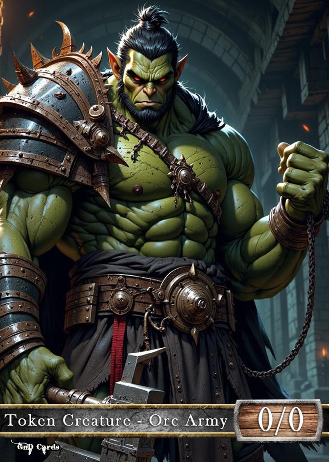 Orc Army #10 TCG Token Custom Altered - Etsy