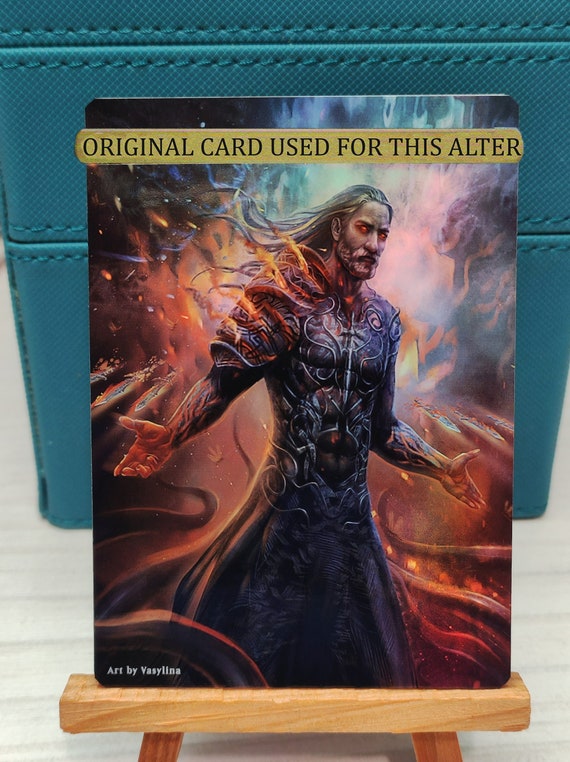 1x Foil Full Altered Art K'rrik, Son of Yawgmoth (non-foil Into