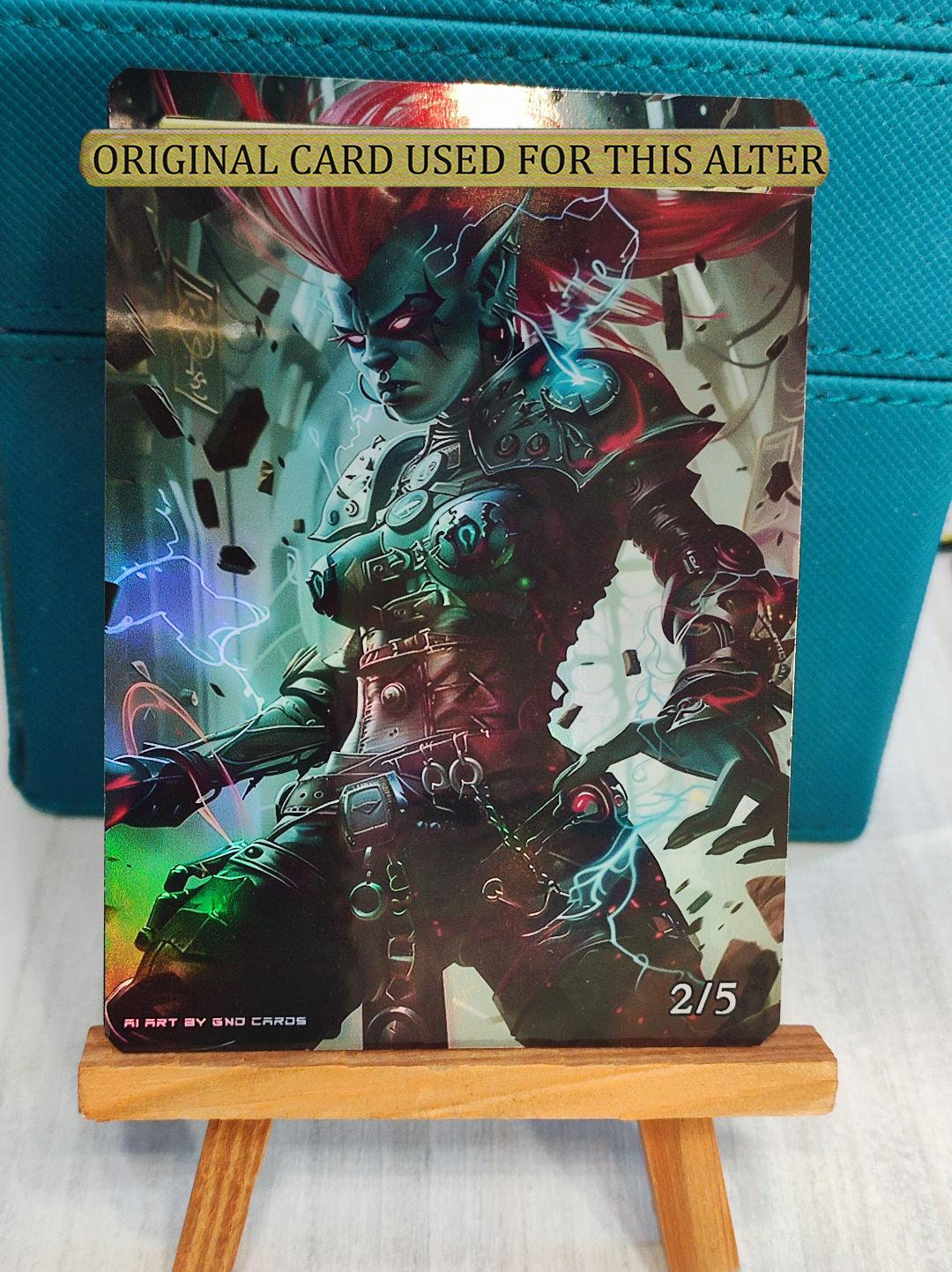 1x Foil Altered Art Obeka, Splitter of Seconds V2 (non-foil