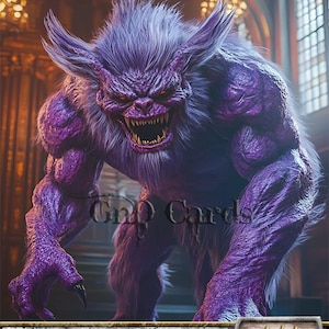 Bestia #14 Bianco TCG Token Personalizzato Modificato