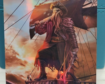 1x Foil Altered Art Captain N'ghathrod - Etsy Denmark