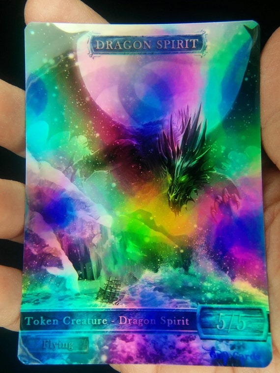 1x Spirit #2 *FOIL LAMINATED* Custom Altered Token