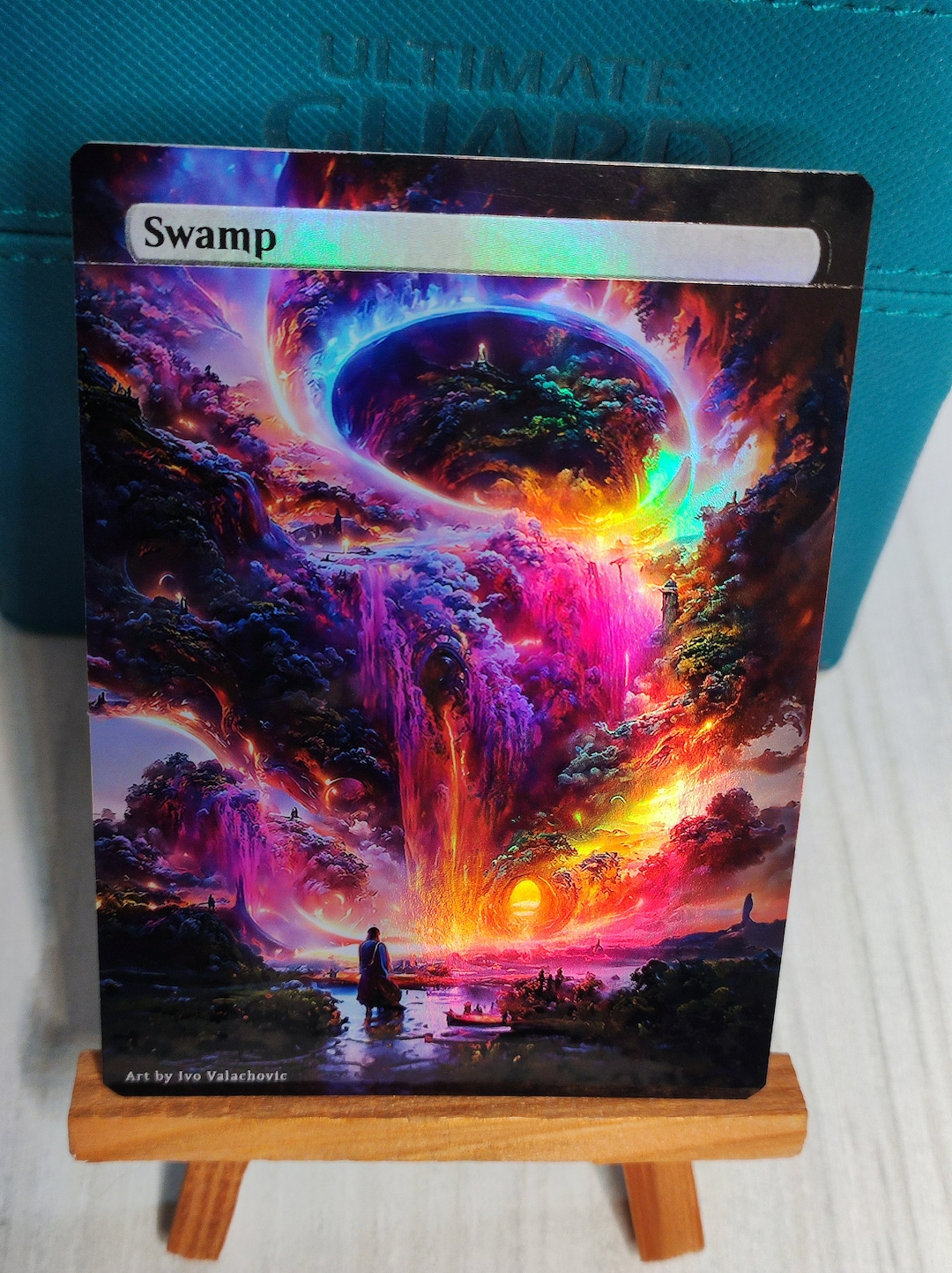 1x Foil Altered Art Swamp - Etsy