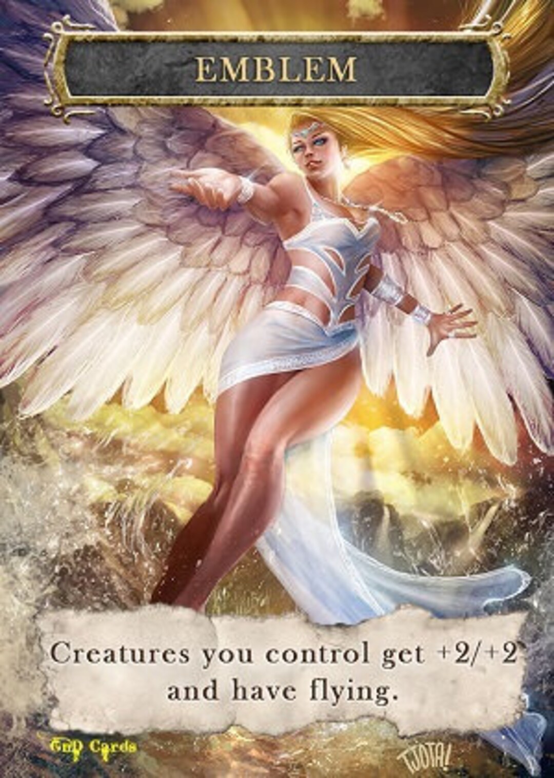 1x Elspeth Sun's Champion Emblem #1 Custom Altered - Etsy