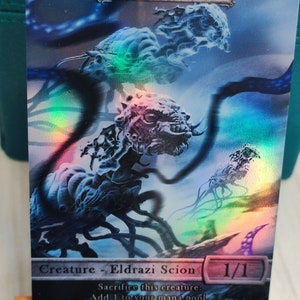 1x Eldrazi Scion #1 *FOIL LAMINATED* Custom Altered Token