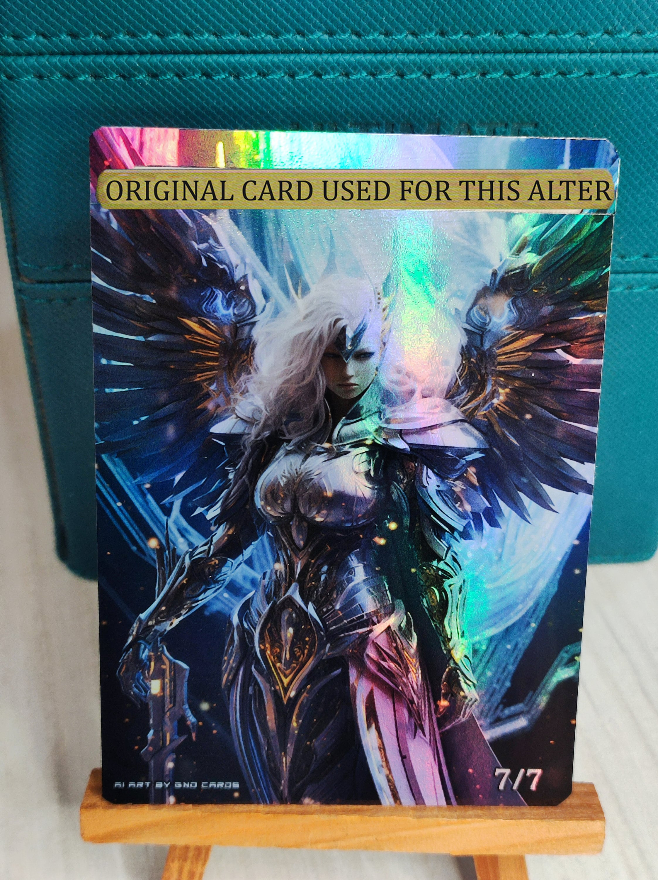 1x Foil Altered Art Iona, Shield of Emeria (non-foil Into Foil