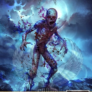 Zombie #18 Decaduto TCG Token Personalizzato Alterato