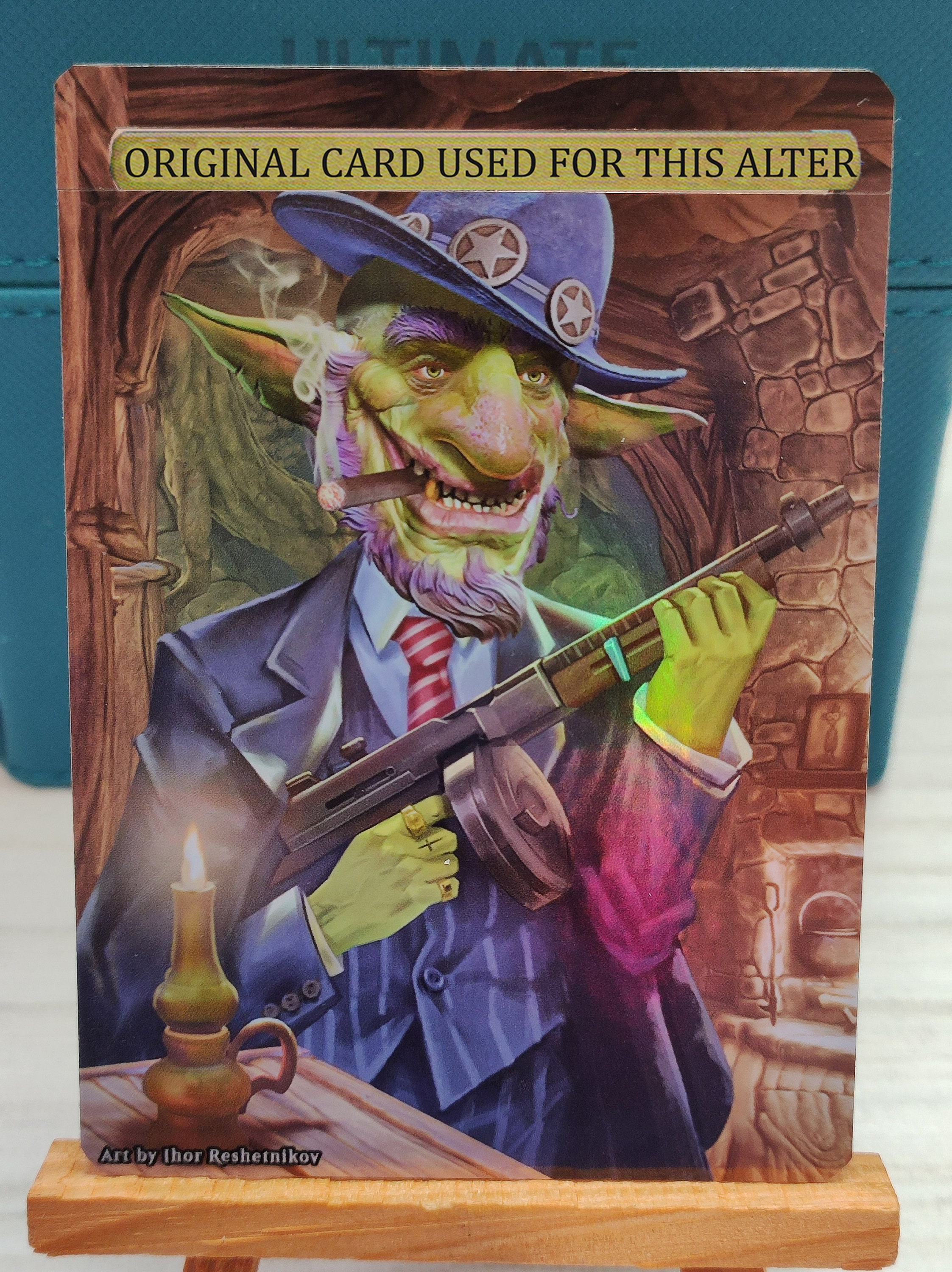 H*O様 押入れから出てきたfoilカード210枚 1x Foil Altered Art Krenko, Mob Boss (non-foil Into Foil) - Etsy