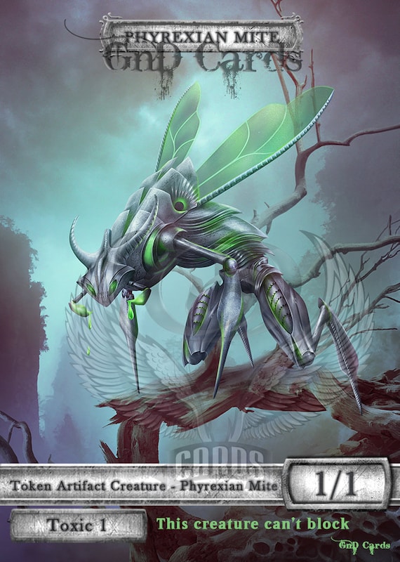 Phyrexian Mite #1 TCG Token Custom Altered - Etsy