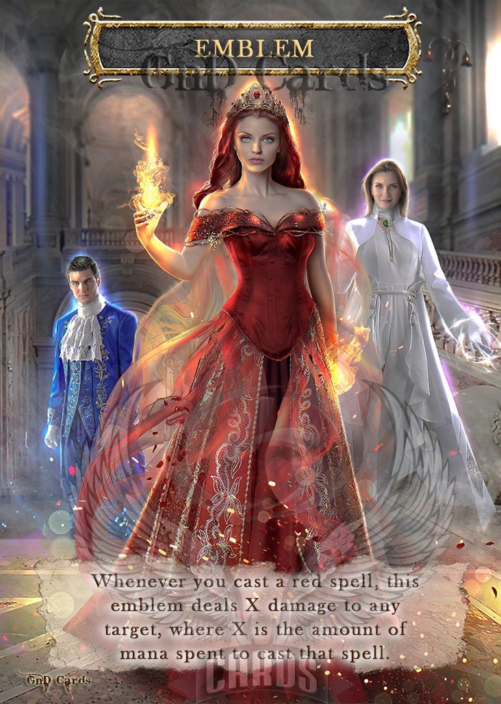chandra dressed to kill modern 1x Chandra Dressed to Kill Emblem Custom Altered Gnd Cards