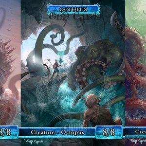 Octopus Pack TCG Tokens Custom Altered