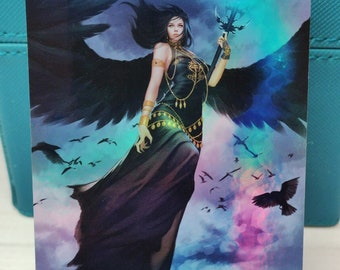 1x Foil Altered Art Liesa, Forgotten Archangel (non-foil Into Foil