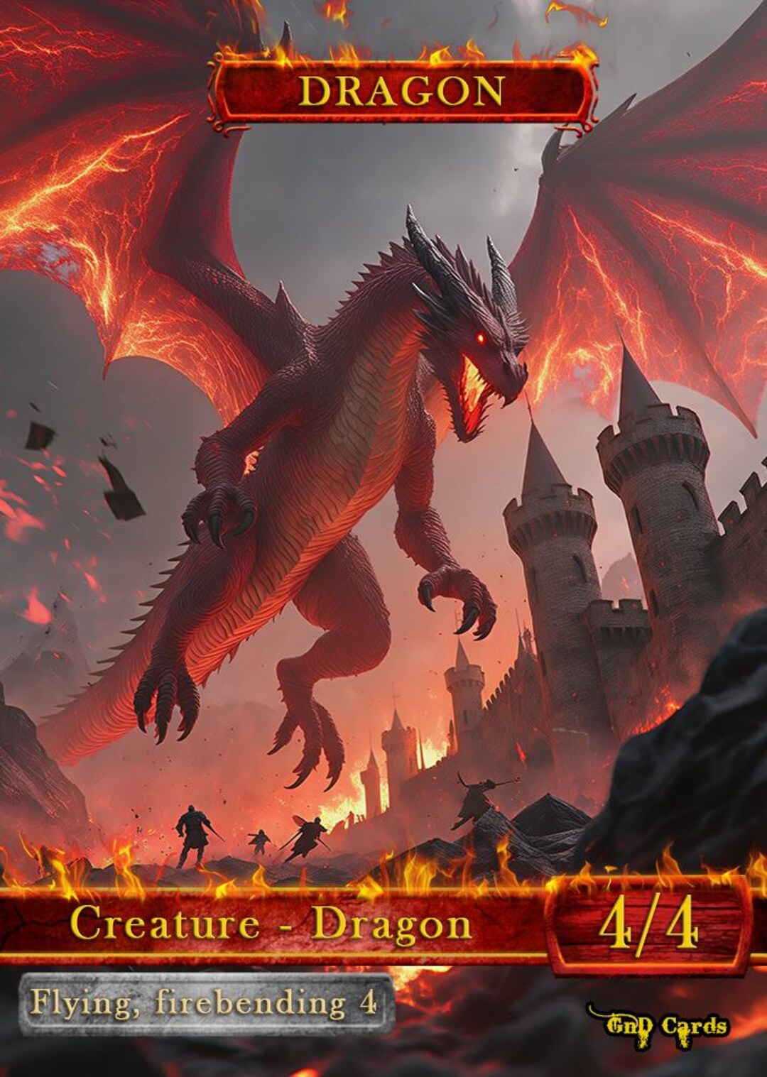 Dragon #28 TCG Token Custom Altered - Etsy
