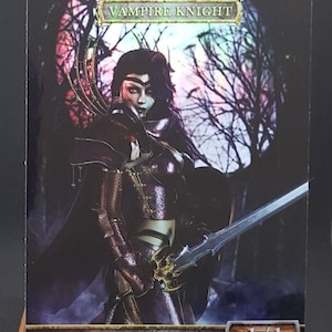 1x *Foil* Vampire Knight #3 Custom Altered Token