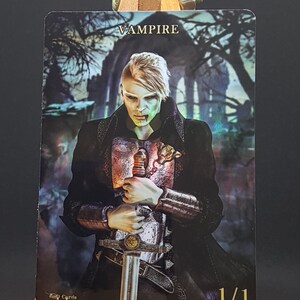 1x Vampir #19 FOIL LAMINIERTE Benutzerdefinierte verändert Token