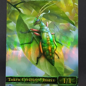 1x Insekt #3 *FOIL LAMINATED* Individuell veränderter Token