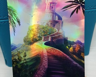 1x Foil Altered Art Command Tower #4