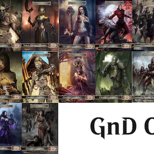Volles Set Zombie Token