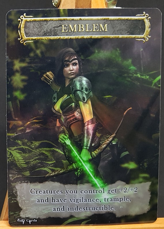 1x *foil* Vivien Reid Emblem Custom Altered - Etsy Israel