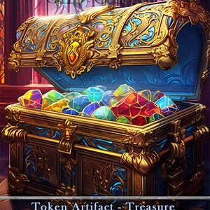 Personalização do token TCG do Tesouro #6 alterada